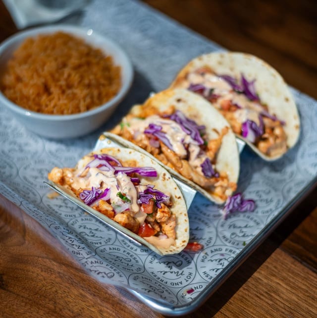Chicken Chipotle Tacos.
